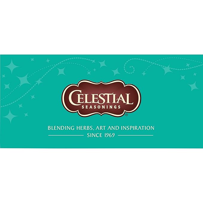 Celestial Seasonings Herbal Tea Sugar Cookie Sleigh Ride 18 Count (Pack of 6)