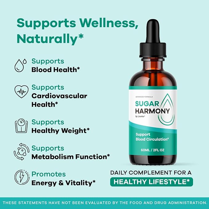 (3 Pack) Sugar Harmony Drops - Official SugarHarmony Advanced Premium Liquid Formula Support Drops - Maximum Strenght Natural Ingredients For Overall Health &amp Wellness Reviews 3 Bottles For 3 Mo
