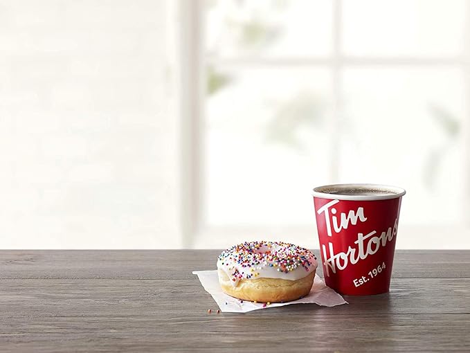 Tim Hortons Original Blend Medium Roast Ground Coffee Canada’s Favorite Coffee Made with 100% Arabica Beans 32.8 Ounce Canister