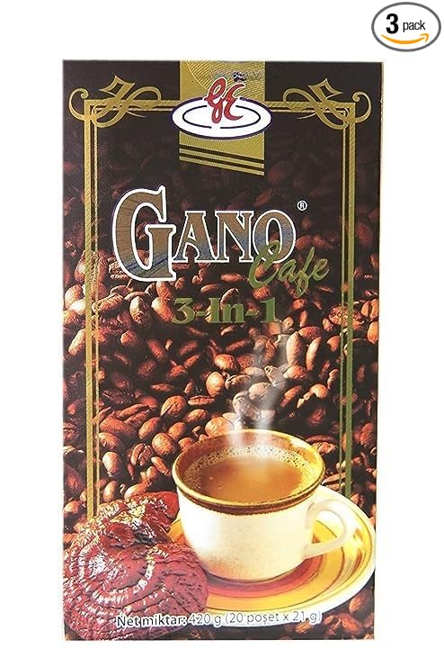 Ganocafe 3in1 Instant Coffee (3 Boxes 60 Sac)