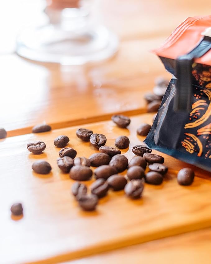 HUUPA Extreme Wood-Fired Roasted Coffee Organic Chiapas Coffee Dark Roast High Caffeine Full-Bodied Ground Extreme 16 oz