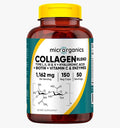 5-in-1 Collagen Complex Hydrolyzed Peptides Types I II III V Hyaluronic Acid Biotin Vitamin C &amp Digestive Enzymes for Max Absorption 150 Veg Caps