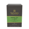 Taylors of Harrogate Green Tea with Mint Individually Wrapped Bags 20 Count (Pack of 6) Refreshing Light &amp Lively Caffeinated Enjoy Hot or Iced 120 Teabags Total