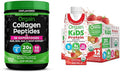 Bundle of Orgain Hydrolyzed Collagen Powder + 50 Organic Superfoods 20g Grass Fed Collagen 1lb + Orgain Organic Kids Nutritional Protein Shake Strawberry 8g Dairy Protein 8.25 Fl Oz (Pack of 12)