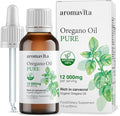 Essential Organic Oil of Oregano-100% Pure Undiluted Greek Oregano Oil with Carvacrol - Over 86% Non-GMO Extra Strength Oregano Oil Organic Liquid Drops 1 FL.OZ/30ml