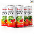 Omura Pack of 24 Watermelon Juice Drink Refreshing Watermelon Beverage with Natural Sweetness Non-GMO 11.3 Fl Oz (24-Pack)