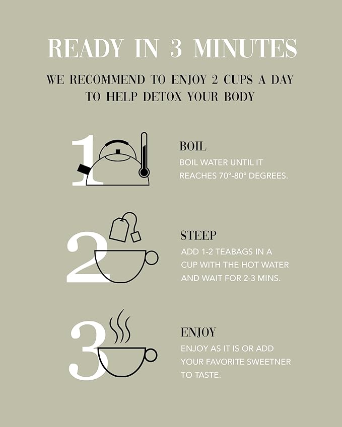 Organic Seasonal Pine Needle Tea (4 Box (100Tea Bag))