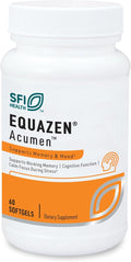 Klaire Labs SFI Health Acumen - Cognitive Support Supplement with Bacopa Monnieri Extract - Memory Support - Gluten-Free &amp Hypoallergenic Bacopa Capsules for Adults &amp Kids 7+ (60 Capsules)