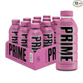 PRIME Hydration STRAWBERRY WATERMELON Sports Drinks Electrolyte Enhanced for Replsnishing Fluids 250mg BCAAs B Vitamins Antioxidants Low Sugar 16.9 Fl Oz 12 Pack
