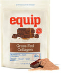 Equip Foods Grass Fed Collagen Powder | Hydrolyzed Bovine Collagen Peptides with Amino Acids | Prime Beef Collagen for Healthy Joints Skin &amp Nails | Non-GMO Paleo Friendly | 30 Servings Chocola