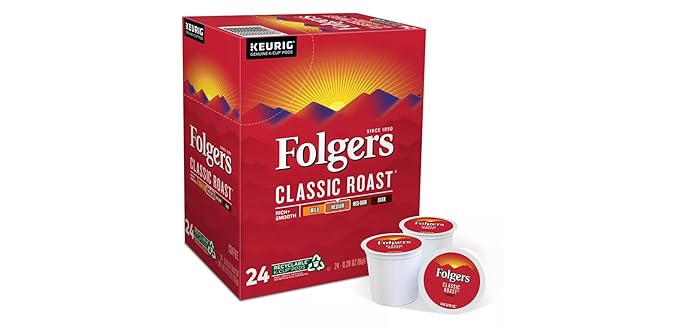 Folgers Classic Roast K-Cup for Keurig Brewers (48 Count)