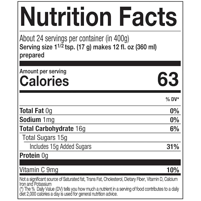 ZUKO Cucumber Instant Powder Drink Family Pack No Sugar Needed 14.1 Oz (Pack of 6)