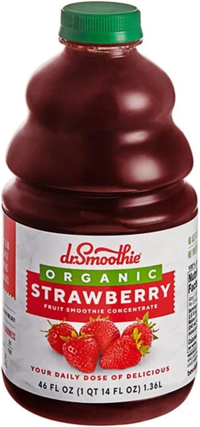 Organic Strawberry Fruit Smoothie Mix 46 fl. oz. WS-103DRORGSTRA-NF