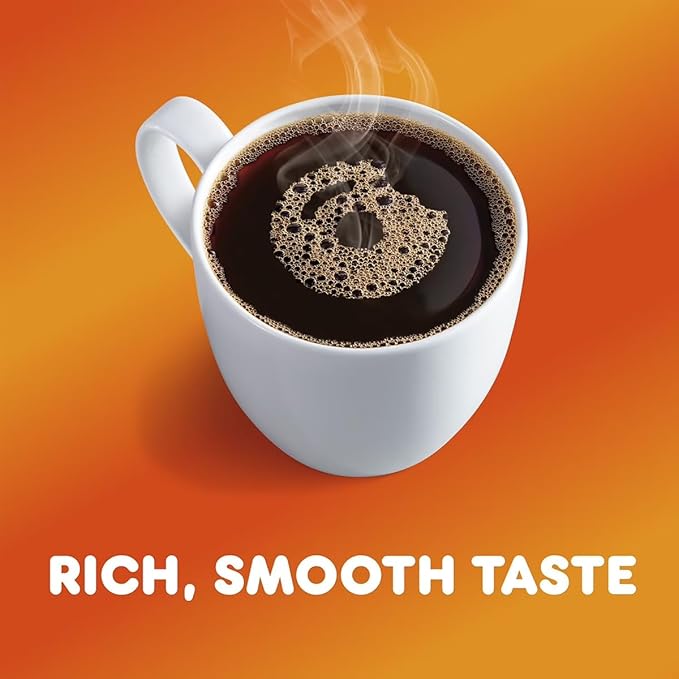 Dunkins Original Blend Medium Roast Ground Coffee 40 oz Canister Makes Up to 130 Servings