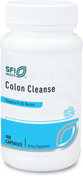 Klaire Labs SFI Health Colon Cleanse - Proprietary Botanical Probiotic &amp Digestive Enzyme Blend for Gentle Colon Support (100 Capsules)