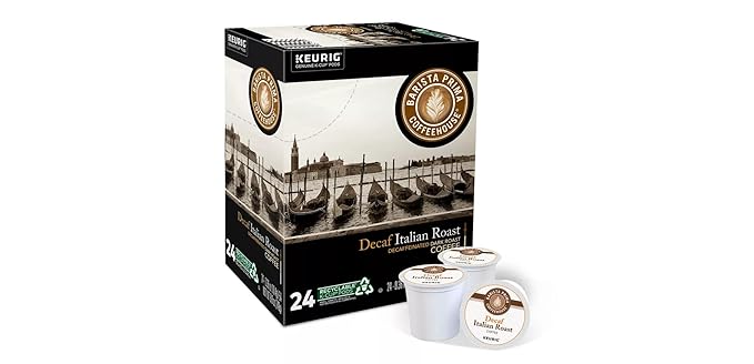 Barista Prima Coffeehouse Decaf Italian Roast KCups 96ct