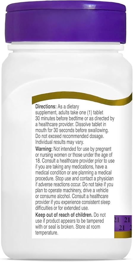 21st Century Quick Dissolve Melatonin 10mg Cherry 120 ea (Pack of 2)
