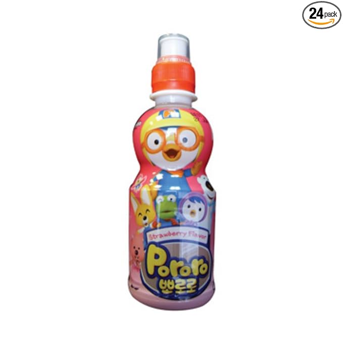 Paldo Pororo Baby Juice Strawberry Flavor 235ml pack of 24