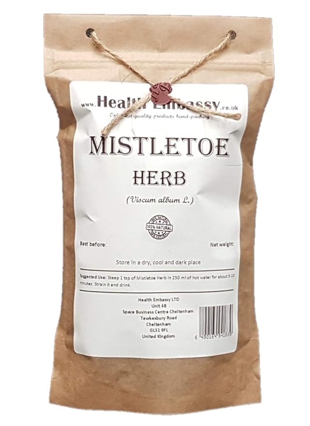 Health Embassy Mistletoe Herb Tea | Viscum Album L | Herbal Tea (50g)