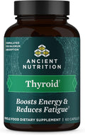 Ancient Nutrition Thyroid Support Supplement with Ashwaghanda Thyroid Capsules Promotes Restful Sleep and Reduced Stress Gluten Free Paleo and Keto Friendly 60ct