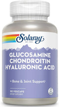 SOLARAY Glucosamine Chondroitin and Hyaluronic Acid 1500mg/1000mg/20mg 90 Capsules