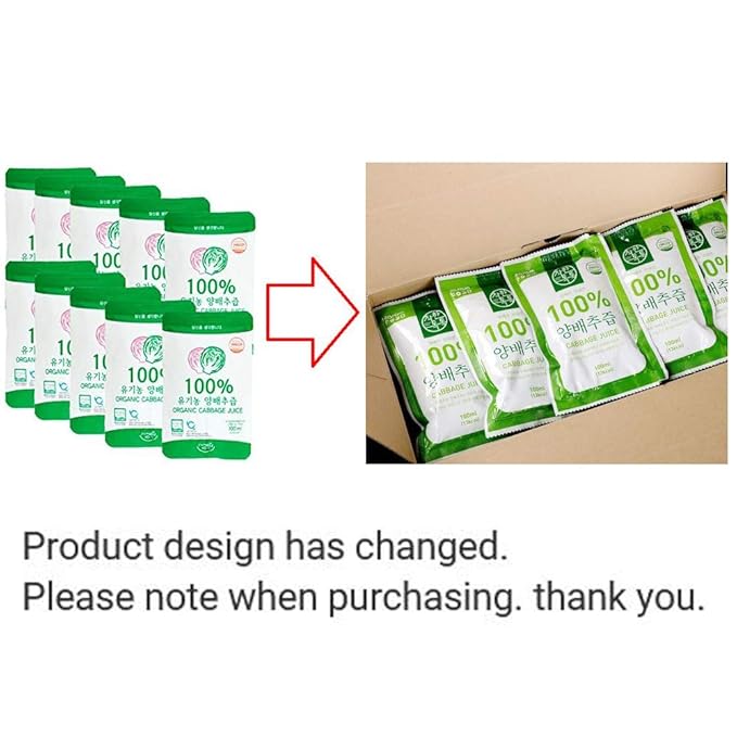 Organic Cabbage Juice Packs 10 Packs [100Ml]/Gift/Health Food/Drink/Parents/Children/Special Price/Concentrate/Vegetable Juice