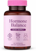 Hormone Balance for Women | Dietary Supplement Supports Healthy Cortisol Levels &amp Stress Relief | Mood Sleep Energy | Ashwagandha Ginseng Maca | 60 Capsules