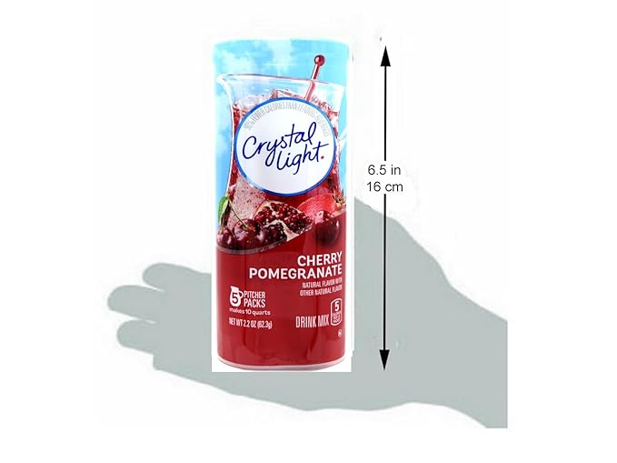 Crystal Light Cherry Pomegranate Drink Mix 10-Quart Canister (Pack Of 11)