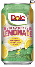 Dole Strawberry Lemonade 12fl oz cans 12 count