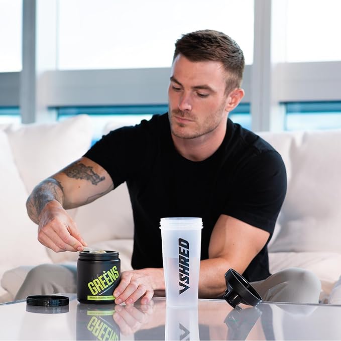 Sculpt Nation by V Shred Greens - Premium Greens Powder &amp Superfood Blend with Collagen to Support Skin Digestion and Energy - 30-Day Supply