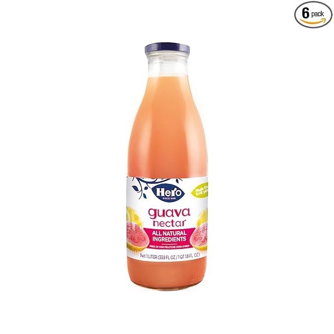 Hero Guava Nectar 33.8 Ounce - 6 per case.