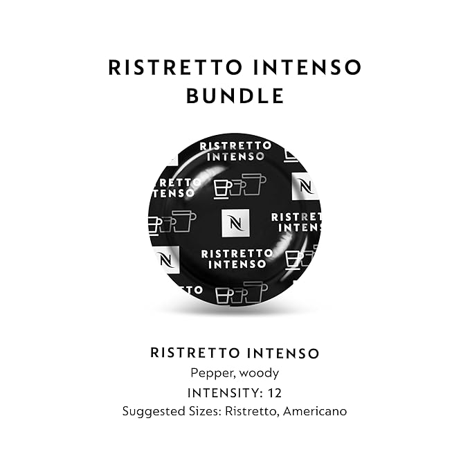 Nespresso Professional Coffee Capsules Ristretto Intenso Coffee Bundle 150-Count Capsules