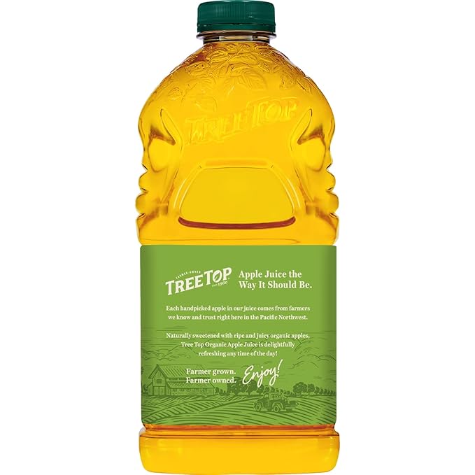 Tree Top Organic Apple Juice 64 Fl Oz (Pack of 8)