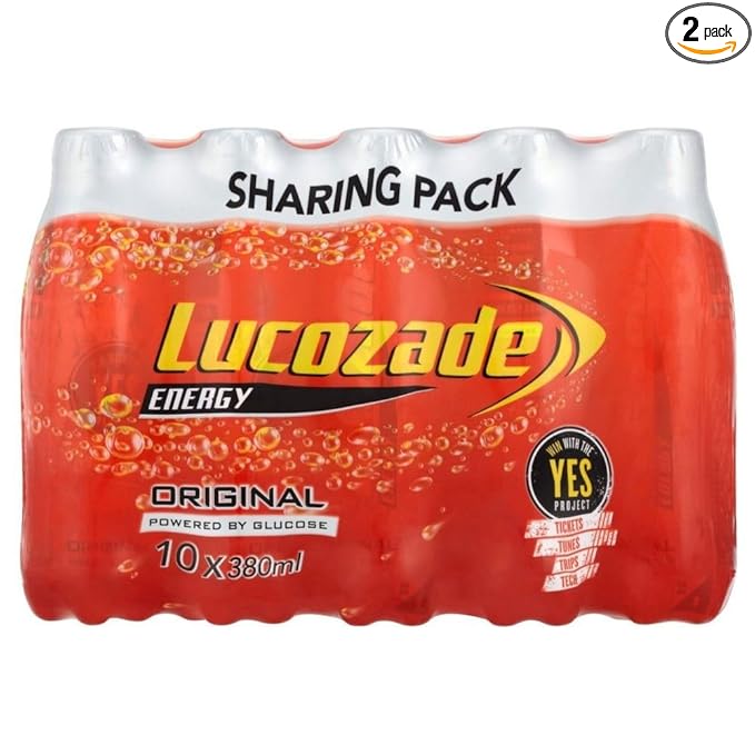 Lucozade Energy Original (10x380ml) - Pack of 2