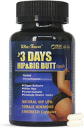 3 Days Hip &amp Big Butt Capsules Natural Hip Up &amp Female Hoemone Enhenced Herbal Supplements 60 Count