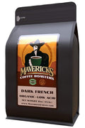 Dark French Low Acid Coffee (Ground) - 100% Organic Ingredients - Up to 90% Less Acid