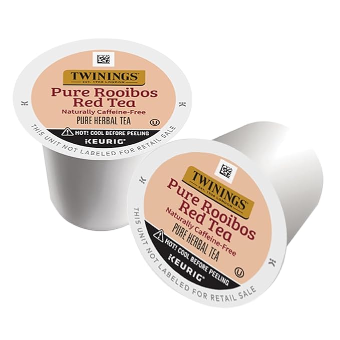Twinings of London Pure Rooibos Herbal Tea K-Cups for Keurig® 24 count (Pack of 4)