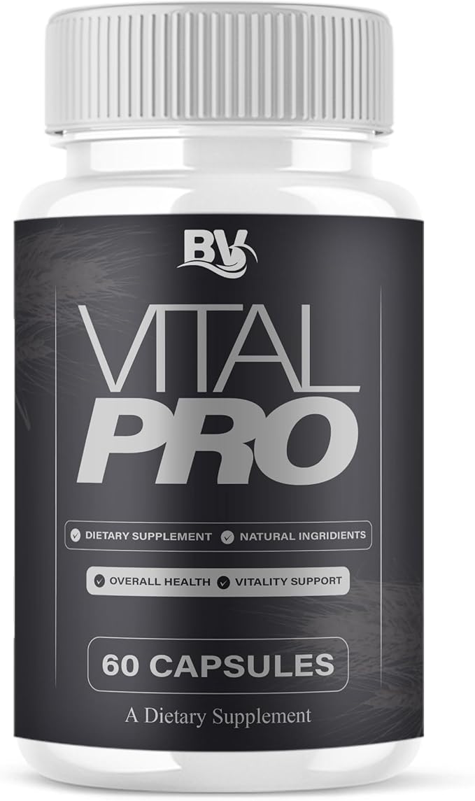 BLUE VIBE Vital Pro Capsules Premium Wellness &amp Advanced Health Management Supplement Pills Maximum Strength Daily Health Support &amp Overall Wellness Supplement Herbal Supplement (60 Capsule