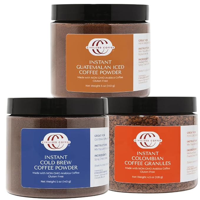 Instant Cold Brew Iced and Colombian Coffee Bundle