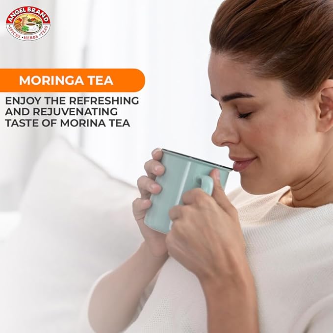 Angel Brand Moringa Tea Bags – 20 Tea Bags Pack of 3 – Moringa Leaf Tea for and Refreshing Boost