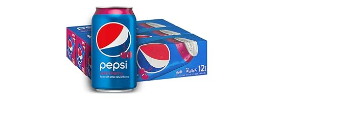 Pepsi Wild Cherry Soda Fridge Pack Bundle 12 fl oz 36 Cans