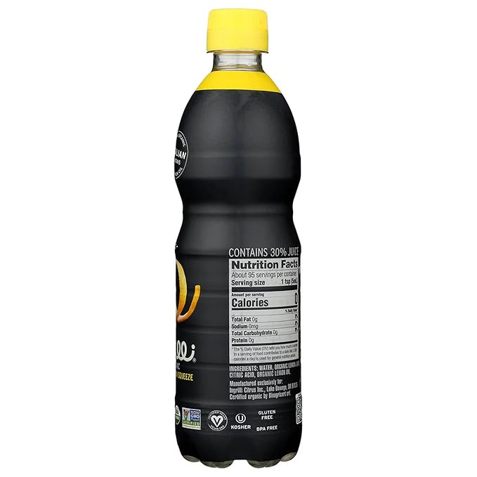 Ingrilli Organic Lemon Squeeze 32 Fl Oz Bottle (Pack of 6)