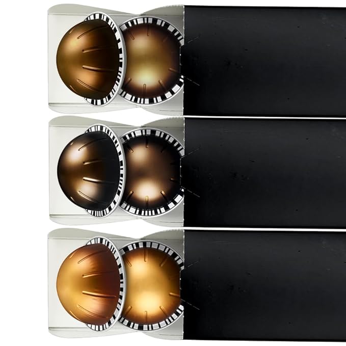 Best Double Espresso Coffee Pods Brews 2.7 Ounce (30 Pods Chiaro+Scuro+Dolce)