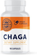 Vimergy Chaga Capsules – Superfood Cellular Support* – Cardiovascular Health Benefits* – Kosher Vegan Gluten-Free – 90 Capsules