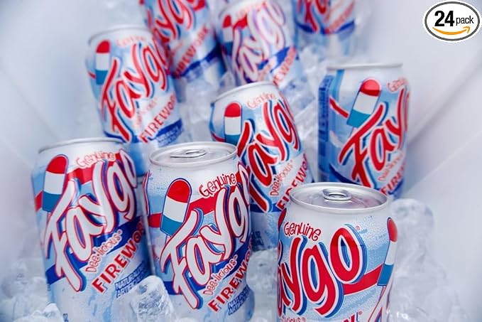 Faygoo Zero Firework 24 cans 12 oz cans soda pop soft drink