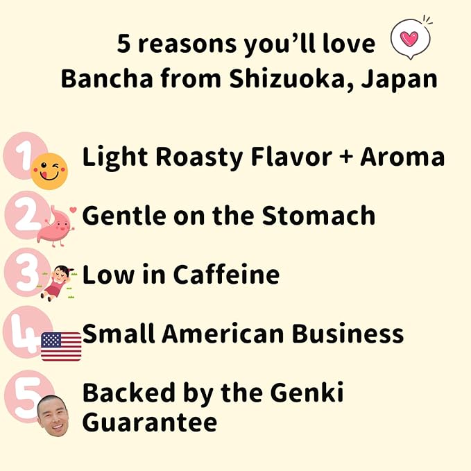 Traditional Bancha Loose Leaf Green Tea Organic - Premium Japanese Loose Leaf Tea from Shizuoka Japan - JAS Certified Authentic Roasted Green Tea Leaves - Pure Organic Non-GMO 100g