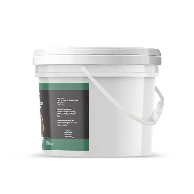 Birch &amp Meadow 1 Gallon of Dandelion Leaves Cut &amp Sifted Non-Caffeinated Tea