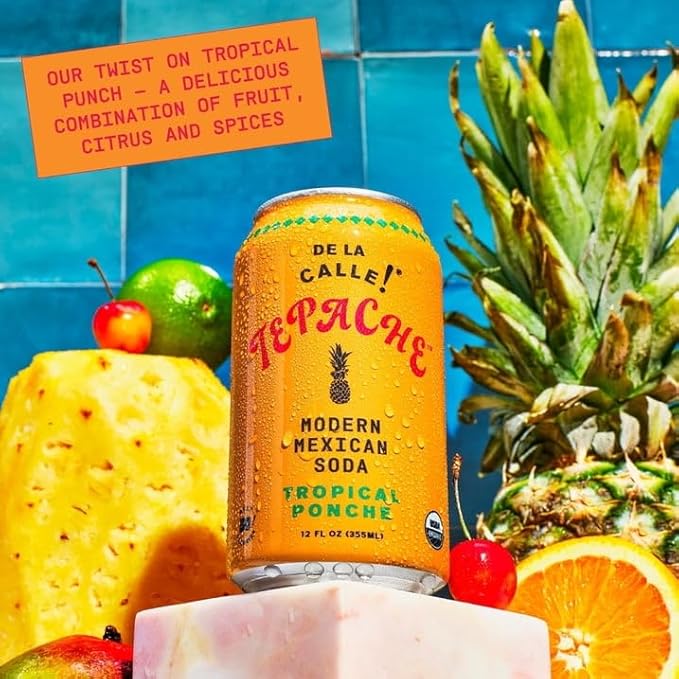 De La Calle Tepache Tropical 12 fl oz (Pack of 12)