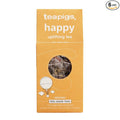 Teapigs Organic Happy Herbal Tea Made With Whole Tea Leaves Natural Ingredients Non-GMO Uplifting Lemon &amp Turmeric – 90 Count (6 Packs of 15 Teabags)