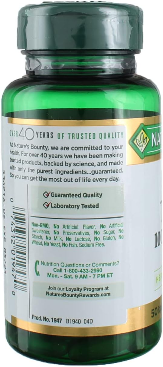 Nature's Bounty Milk Thistle 1000 mg 50 Softgels (3 Pack)